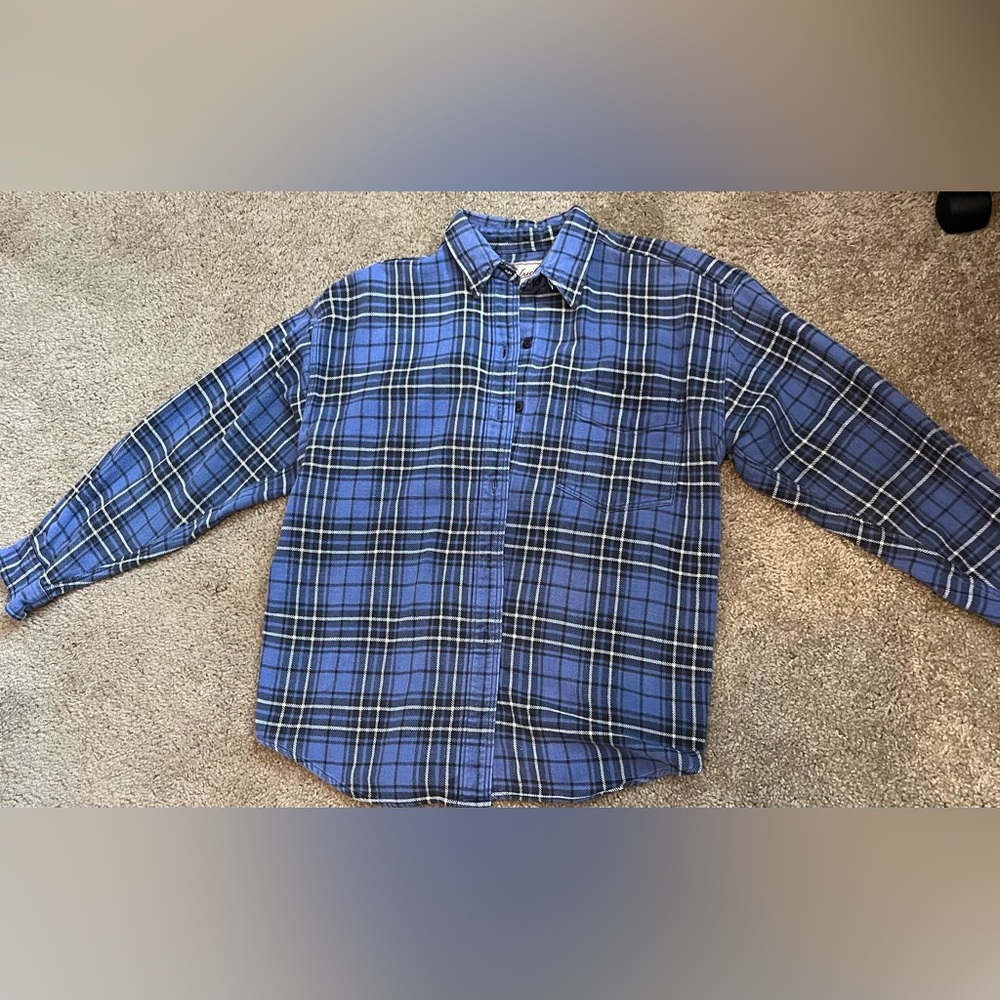 Vintage 70s WoolRich Waffle Plaid Thick Wool Coat Jacket Shirt ** Rare Color **